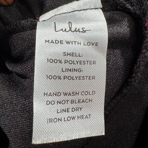 Lulus Duarte Black and Red Floral Pleated Tiered Ethereal Midi Skirt (Size M) - Picture 7 of 10